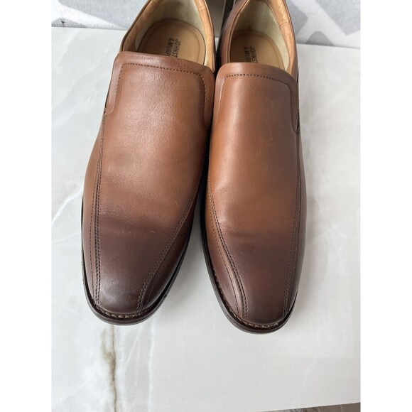 New Johnston & Murphy Lewis Venetian Slip On Shoes Men 13 Brown Leather Loafers main image 10